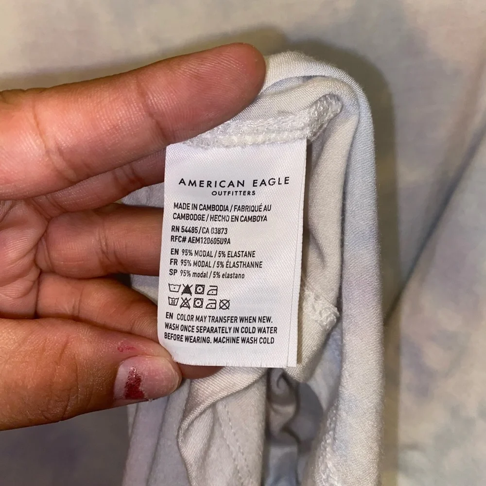 American Eagle Soft & Sexy tie dye tee - Picture 5 of 6